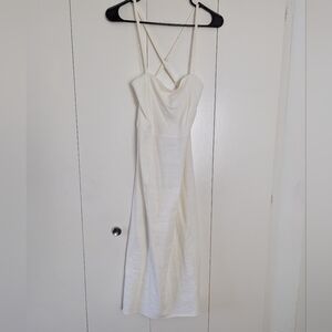 Wild Fable Cream Spaghetti Strap Slip Dress